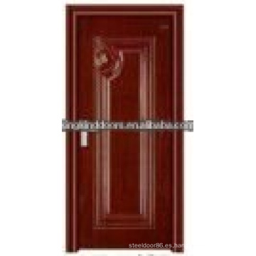 Puerta de madera JKD-1901(Z) de acero de estilo pop Interior puerta desde China la mejor venta de acero